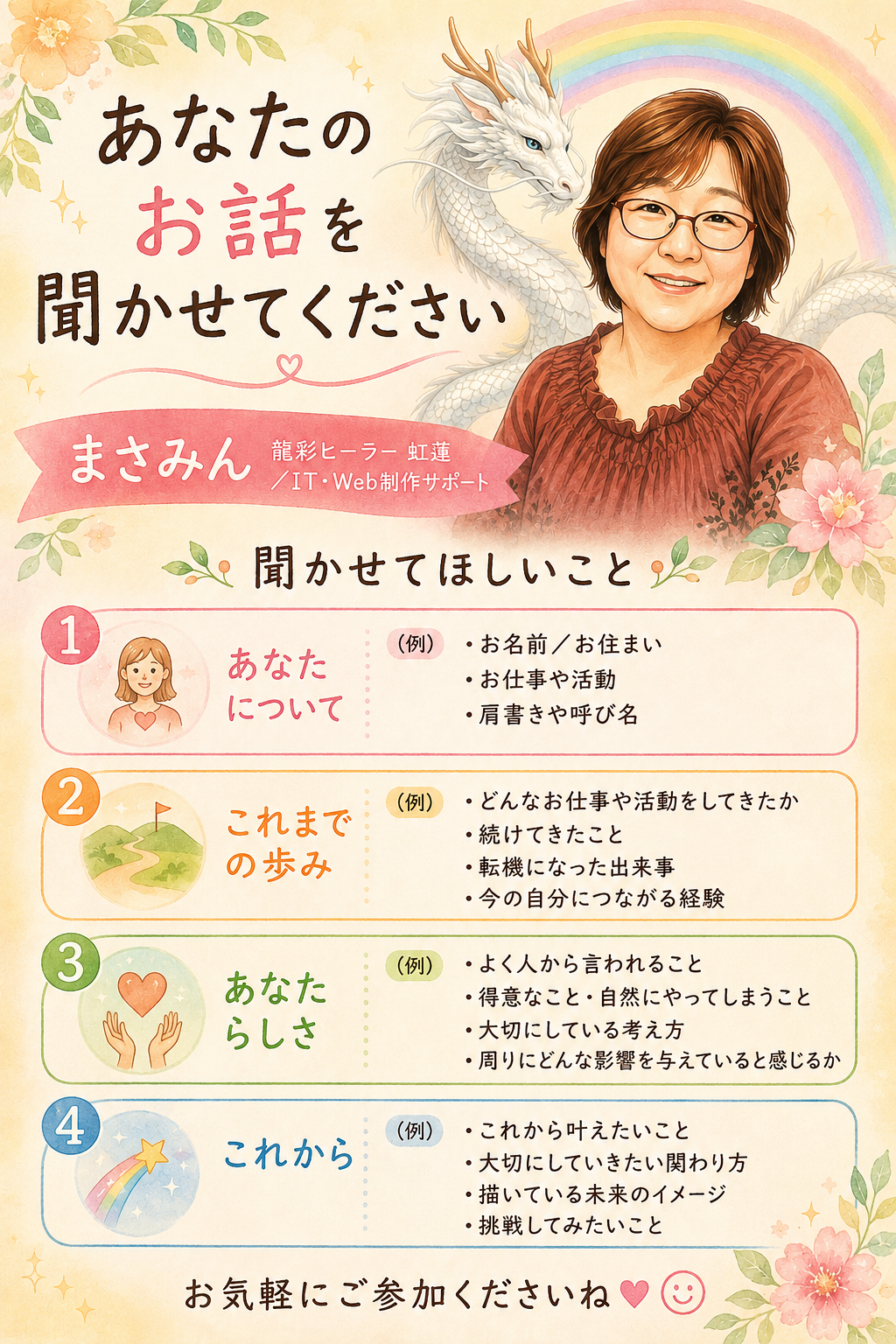 インタビュー事前配布シート